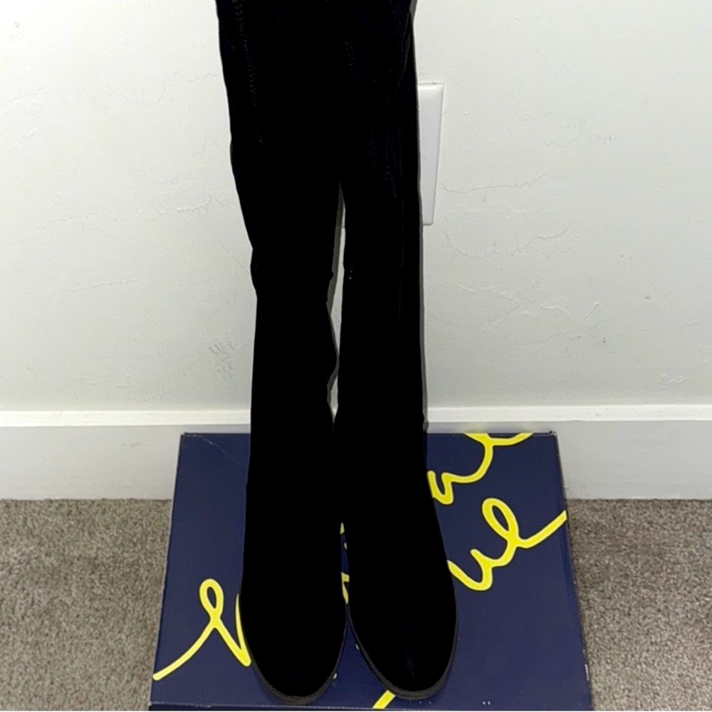 Black Over-the-Knee Women's Boots